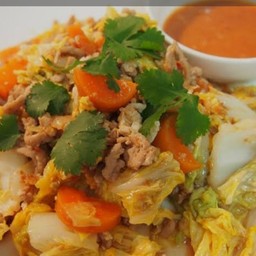 สุกี้หมูสับ