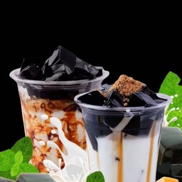 เฉาก๊วยนมสด บราวชูก้า