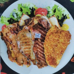 Set 3 ไก่โคขุนพ็อคช็อปปลา