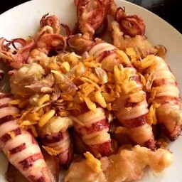 ปลาหมึกไข่แดดเดียว  One sun egg squid