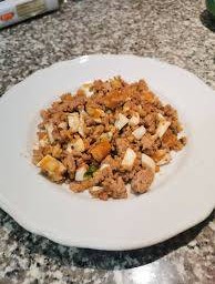 หมูสับผัดไข่เค็ม