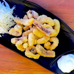 หมึกทอดคาราเกะ