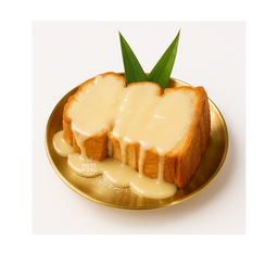 ขนมปังปิ้งน้ำตาลนมข้นหวาน(1แผ่น)
