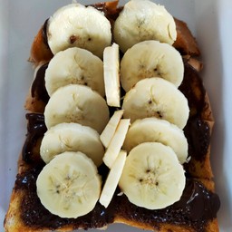 ปังปิ้งกล้วยนูเทลล่า(1แผ่น)