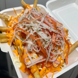Chicken & chips +ปูอัด