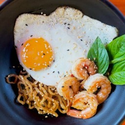 ราเมงผัดฉ่ากุ้ง