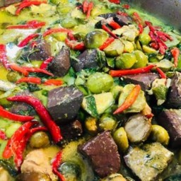 น้ำยาเปล่า แกงเขียวหวานไก่