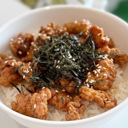 ข้าวไก่กรอบ (เลือกซอสเอง)