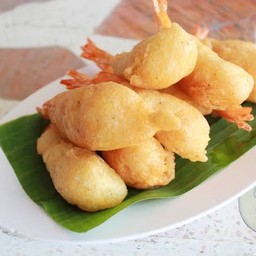 กุ้งชุบแป้งทอด