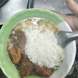 ข้าวต้มไก่,กุ้งทอด