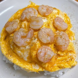 ข้าวไข่ข้นกุ้ง