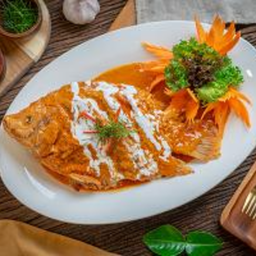 51. ปลาทับทิมทอดซอสฉู่ฉี่