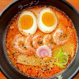 ราเมงซุปต้มยำกุ้งน้ำข้น