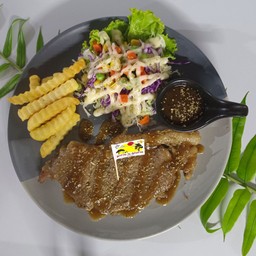 สเต็กเนื้อโคขุน