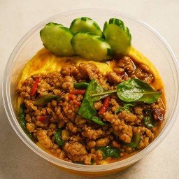 เฮงเฮง ข้าวไข่ข้น-กะเพราบางใหญ่