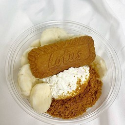 กรีกโยเกิร์ต biscoff+กล้วยหอม