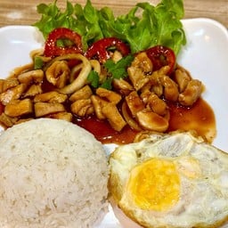 ข้าวอกไก่ซอสมะเขือเทศ 99