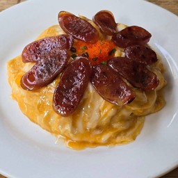 ข้าวไข่ข้นกุนเชียงไข่กุ้ง