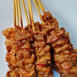 หมูปิ้ง (หมูล้วน) 3ไม้ย่างใหม่ร้อน