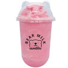 นมหมีปั่นนมชมพู