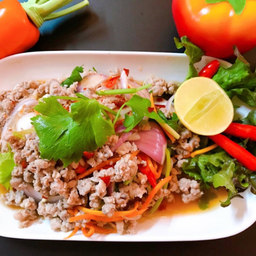 ยำวุ้นเส้นหมูสับ