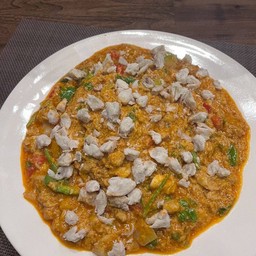 เนื้อปูผัดผงกะหรี่