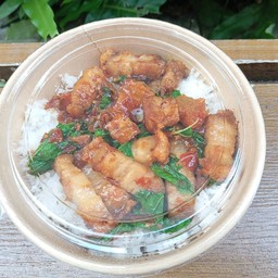 ข้าวกะเพราหมูการอบ