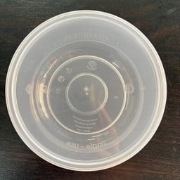 (อุปกรณ์) ถ้วยเปล่าพร้อมฝาปิดสำหรับใส่ข้าวสามารถนำเข้าไมโครเวฟได้