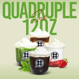 เซตเครื่องดื่มวาราบิโมจิ 4 แก้ว ไซส์เล็ก