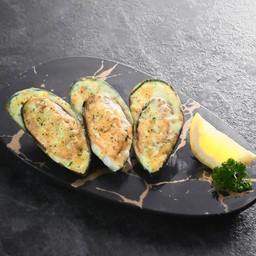 หอยแมลงภู่อบชีส 3 ตัว