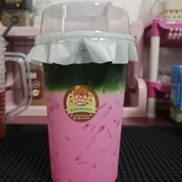 นมชมพูชาเขียว