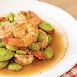 กุ้งผัดสะตอ