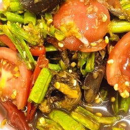 ตำถั่วปู+ปลาร้า