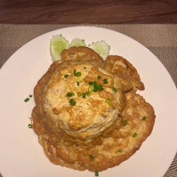 ข้าวไข่เจียว Thai Style Omlete With Rice