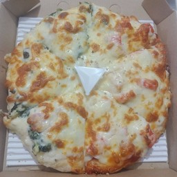 ปูอัด+ผักโขมชีสขนาด 8นิ้ว 6ชิ้น