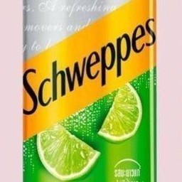 ชเวปส์มะนาวโซดา (ไม่มีน้ำตาล) กระป๋อง 325 ml + น้ำแข็ง 1 แก้ว