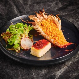 กุ้งแม่น้ำ ซอสเอบิโกะยูซุ