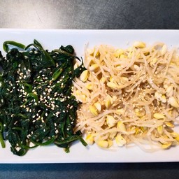 นามุรุถั่วงอก+ปวยเล้ง