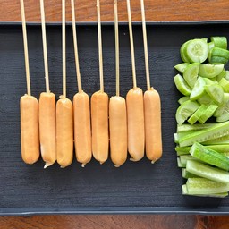 ไส้กรอกไก่หนังกรอบ