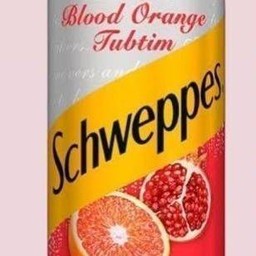 Schweppes Blood Orange Tubtim can 325 ml + 1 glass of ice