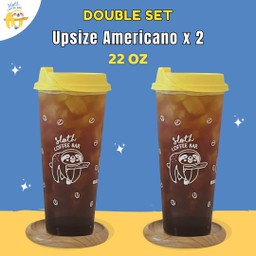 Double Set: 2 x Upsize Americano (22 Oz)