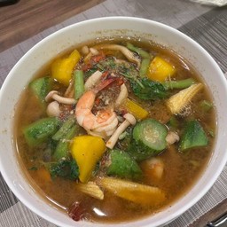 แกงเลียงกุ้งสด