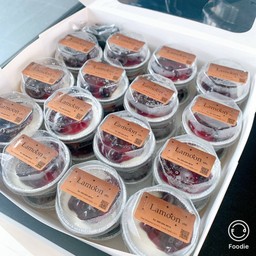 Catering ขนมชีสพาย 30 ถ้วย ขนาด mini (55 g.) อาหารจัดเบรค