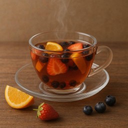 ชาผลไม้ ร้อน