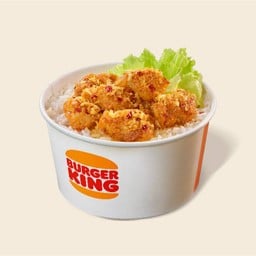 ข้าวไก่คั่วเกลือ กระเทียมพริกแห้ง