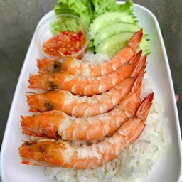 ข้าวกุ้งแกะ