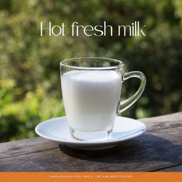 นมสดร้อนๆ