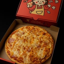 พิซซ่าเบคอนชีส.