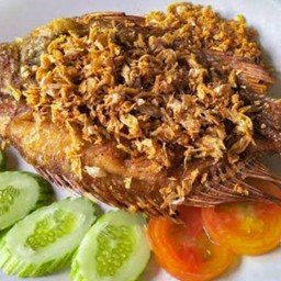 ปลานิลทอดกระเทียม