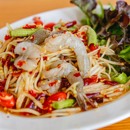 ตำกุ้งสด